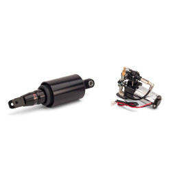 Arnott® Ultimate Ride air suspension kit for Suzuki Hayabusa 2008–2021, black handlebar switch