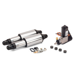 Arnott® Ultimate Ride air suspension kit for Harley-Davidson® Dyna 2008–2017, chrome