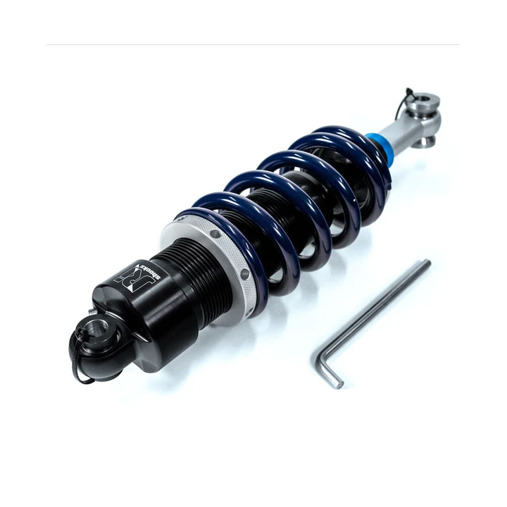 JRi dubbeljusterbar stötdämpare, Harley-Davidson® Softail 2018–2023, 13,5" öga–öga