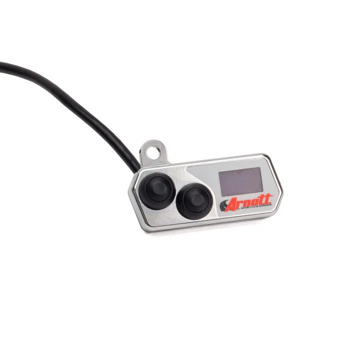 Arnott® styrmonterad tryckknappsstyrning med LED-manometer, krom
