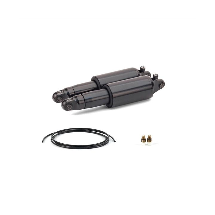 Arnott® Ultimate Ride kit for Harley-Davidson® Touring 1990–2023, black, with rebound adjustment
