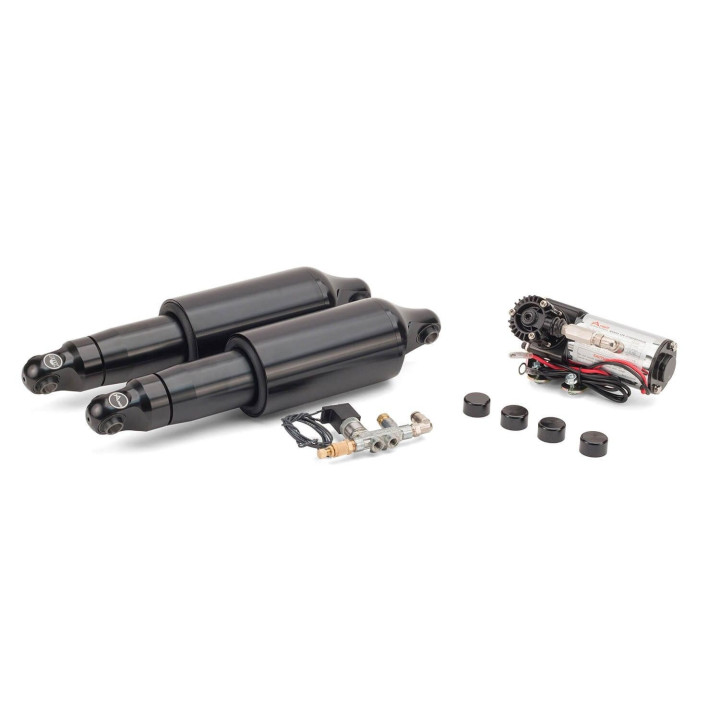 Arnott® Ultimate Ride air suspension kit for Harley-Davidson® Touring 2009–2023, black
