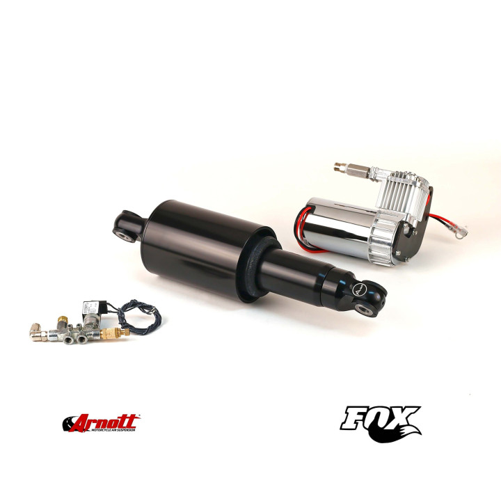 Arnott® Ultimate Ride air suspension kit for Suzuki Boulevard M109R 2006–2021, black handlebar switch