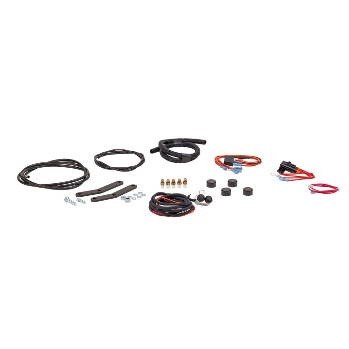 Arnott® Ultimate Ride luftfjädringssats för Harley-Davidson® Touring 1990–2008, krom, med rebound-justering
